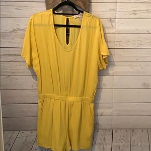 Mustard Yellow Romper